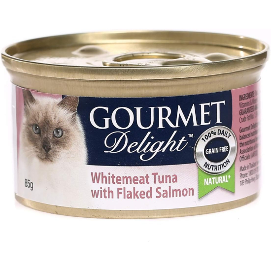 Gourmet Delight with Tuna & Salmon 85g Pack Of 6