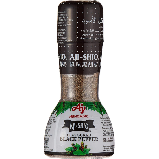 Ajinomoto Aji Shio Flavoured Black Pepper 80g, Pack Of 6