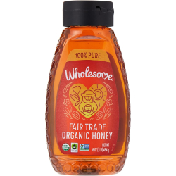Wholesome Sweeteners Organic Honey 454g, Pack Of 6 Wholesome Sweeteners Organic Honey 454g, Pack Of 6
