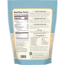Bob's Red Mill Organic High Fiber Oat Bran Hot Cereal 18 Oz, Pack Of 4 Bob's Red Mill Organic High Fiber Oat Bran Hot Cereal 18 Oz, Pack Of 4