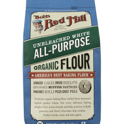 Bob's Red Mill Organic Unbleached White Flour 5 Pounds, Pack Of 6 Bob's Red Mill Organic Unbleached White Flour 5 Pounds, Pack Of 6