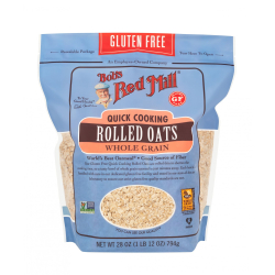 Bob's Red Mill Gluten Free Quick Cooking Rolled Oats 28 Oz, Pack Of 4 Bob's Red Mill Gluten Free Quick Cooking Rolled Oats 28 Oz, Pack Of 4