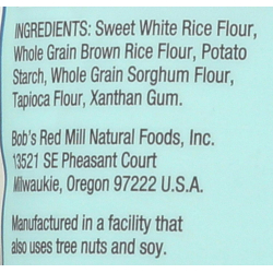 Bob's Red Mill Gluten Free 1 to 1 Baking Flour 22 Oz, Pack Of 4 Bob's Red Mill Gluten Free 1 to 1 Baking Flour 22 Oz, Pack Of 4