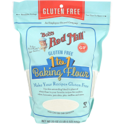 Bob's Red Mill Gluten Free 1 to 1 Baking Flour 22 Oz, Pack Of 4 Bob's Red Mill Gluten Free 1 to 1 Baking Flour 22 Oz, Pack Of 4