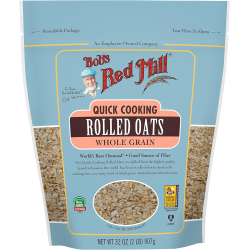 Bob's Red Mill Rolled Quick Oats 32 Oz, Pack Of 4 Bob's Red Mill Rolled Quick Oats 32 Oz, Pack Of 4