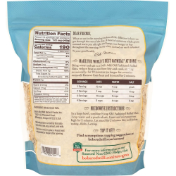 Bob's Red Mill Bobs Red Mill Rolled Regular Oats 32 Oz, Pack Of 4  Bob's Red Mill Bobs Red Mill Rolled Regular Oats 32 Oz, Pack Of 4