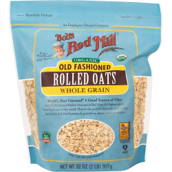 Bob's Red Mill Organic Regular Rolled Oats 32 Oz, Pack Of 4 Bob's Red Mill Organic Regular Rolled Oats 32 Oz, Pack Of 4