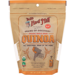 Bob's Red Mill Organic White Quinoa Grain 13 Oz, Pack Of 5 Bob's Red Mill Organic White Quinoa Grain 13 Oz, Pack Of 5