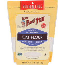 Bob's Red Mill Gluten Free Oat Flour 18 Oz, Pack Of 4 Bob's Red Mill Gluten Free Oat Flour 18 Oz, Pack Of 4