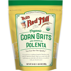 Bob's Red Mill Organic Corn Grits Polenta 24 Oz, Pack Of 4 Bob's Red Mill Organic Corn Grits Polenta 24 Oz, Pack Of 4