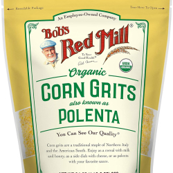 Bob's Red Mill Organic Corn Grits Polenta 24 Oz, Pack Of 4