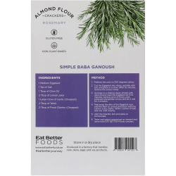 Eat Better Foods Almond Flour Crackers Rosemary 120g, Pack Of 6 Eat Better Foods Almond Flour Crackers Rosemary 120g, Pack Of 6