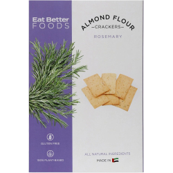 Eat Better Foods Almond Flour Crackers Rosemary 120g, Pack Of 6 Eat Better Foods Almond Flour Crackers Rosemary 120g, Pack Of 6