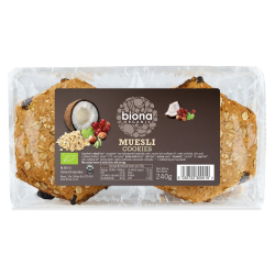Biona Organic Muesli Cookies 240g, Pack Of 6 Biona Organic Muesli Cookies 240g, Pack Of 6