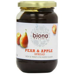 Biona Pear & Apple Spread Organic No Added Sugar 450g, Pack Of 6 Biona Pear & Apple Spread Organic No Added Sugar 450g, Pack Of 6