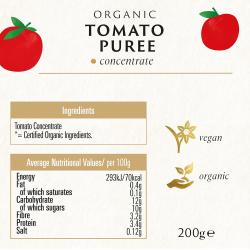 Biona Tomato Puree 200g, Pack Of 6 Biona Tomato Puree 200g, Pack Of 6