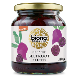 Biona Organic Beetroot Slices 340g, Pack Of 6 Biona Organic Beetroot Slices 340g, Pack Of 6