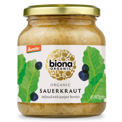 Biona Organic Sauerkraut 360g, Pack Of 6 Biona Organic Sauerkraut 360g, Pack Of 6