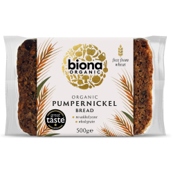 Biona Organic Pumpernickel Bread 500g, Pack Of 8 Biona Organic Pumpernickel Bread 500g, Pack Of 8