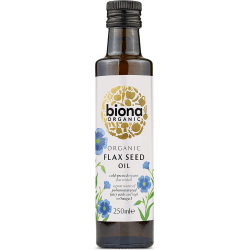Biona Organic Flax Seed Oil 250 ml, Pack Of 6 Biona Organic Flax Seed Oil 250 ml, Pack Of 6