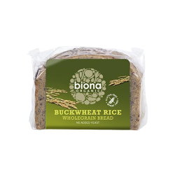 Biona Buckwheat & Rice Bread 250g, Pack Of 6 Biona Buckwheat & Rice Bread 250g, Pack Of 6