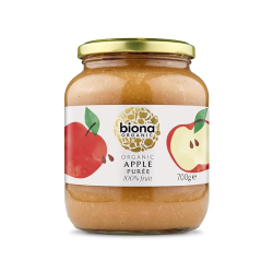 Biona Apple Puree Organic No Added Sugar 700g, Pack Of 6 Biona Apple Puree Organic No Added Sugar 700g, Pack Of 6