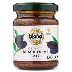 Biona Organic Black Olive Pate 120g, Pack Of 6 Biona Organic Black Olive Pate 120g, Pack Of 6