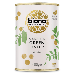 Biona Organic Lentils Greens 400g, Pack Of 6 Biona Organic Lentils Greens 400g, Pack Of 6