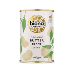 Biona Organic Butter Beans 400g, Pack Of 6 Biona Organic Butter Beans 400g, Pack Of 6