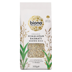 Biona Organic Brown Basmati Rice 500g, Pack Of 6 Biona Organic Brown Basmati Rice 500g, Pack Of 6