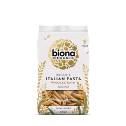 Biona Wholegrain Penne Organic 500g, Pack Of 12 Biona Wholegrain Penne Organic 500g, Pack Of 12