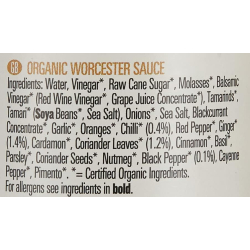 Biona Organic Worcester Sauce 140 ml, Pack Of 6 Biona Organic Worcester Sauce 140 ml, Pack Of 6