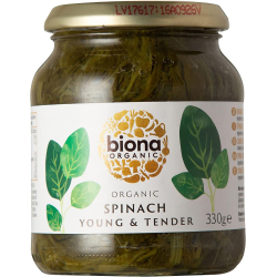Biona Organic Garden Spinach Organic 350g, Pack Of 6 Biona Organic Garden Spinach Organic 350g, Pack Of 6