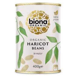 Biona Organic Haricot Beans 400g, Pack Of 6 Biona Organic Haricot Beans 400g, Pack Of 6