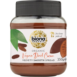 Biona Organic Dark Chocolate Spread 350g, Park Of 6 Biona Organic Dark Chocolate Spread 350g, Park Of 6