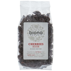 Biona Dried Sour Cherries 100g, Pack Of 6 Biona Dried Sour Cherries 100g, Pack Of 6