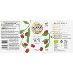 Biona Organic Aduki Beans 400g, Pack Of 6 Biona Organic Aduki Beans 400g, Pack Of 6