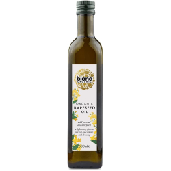 Biona Rape Seed Oil Organic 500 ml, Pack Of 6 Biona Rape Seed Oil Organic 500 ml, Pack Of 6