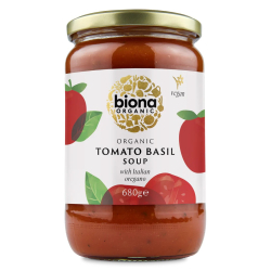 Biona Organic Tomato Basil Soup 680g, Pack Of 6 Biona Organic Tomato Basil Soup 680g, Pack Of 6