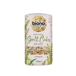 Biona Organic Spelt Cakes No Salt 100g, Pack Of 12 Biona Organic Spelt Cakes No Salt 100g, Pack Of 12