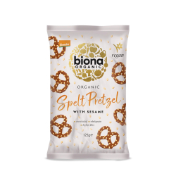 Biona Organic Spelt Sesame Pretzels 125g, Pack Of 12 Biona Organic Spelt Sesame Pretzels 125g, Pack Of 12