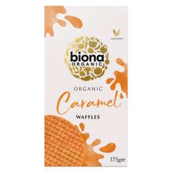 Biona Organic Caramel Waffles 175g, Pack Of 12 Biona Organic Caramel Waffles 175g, Pack Of 12