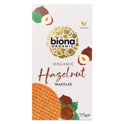 Biona Organic hazelnut Waffles 175g, Pack Of 12 Biona Organic hazelnut Waffles 175g, Pack Of 12