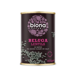 Biona Organic Beluga Lentils 400g, Pack Of 6 Biona Organic Beluga Lentils 400g, Pack Of 6