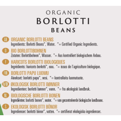 Biona Organic Canned Borlotti Beans 400g, Pack Of 6 Biona Organic Canned Borlotti Beans 400g, Pack Of 6