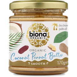 Biona Coconut Peanut Butter Organic 170g, Pack Of 6 Biona Coconut Peanut Butter Organic 170g, Pack Of 6