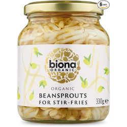 Biona Organic Bean Sprouts 330g, Pack Of 6 Biona Organic Bean Sprouts 330g, Pack Of 6