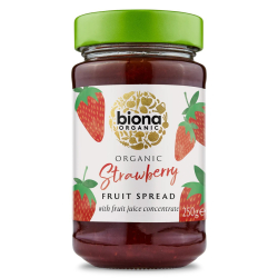 Biona Organic Strawberry Fruit Spread 250g, Pack Of 6 Biona Organic Strawberry Fruit Spread 250g, Pack Of 6