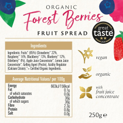 Biona Organic Forest Berries Fruit Spread 250g, Pack Of 6 Biona Organic Forest Berries Fruit Spread 250g, Pack Of 6