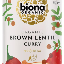 Biona Organic Brown Lentil Curry 400g, Pack Of 6